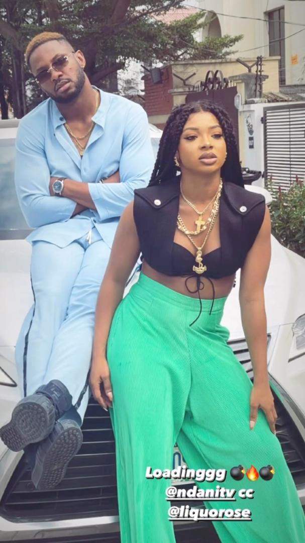 'This ship dey enter my eye' - Cross and Liquorose leave fans gushing for a 'ship' following adorable display (Video)