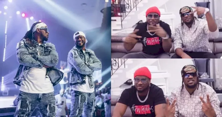 "We can't wait" - Reactions as Psquare announce release date for new songs following reunion (Video)