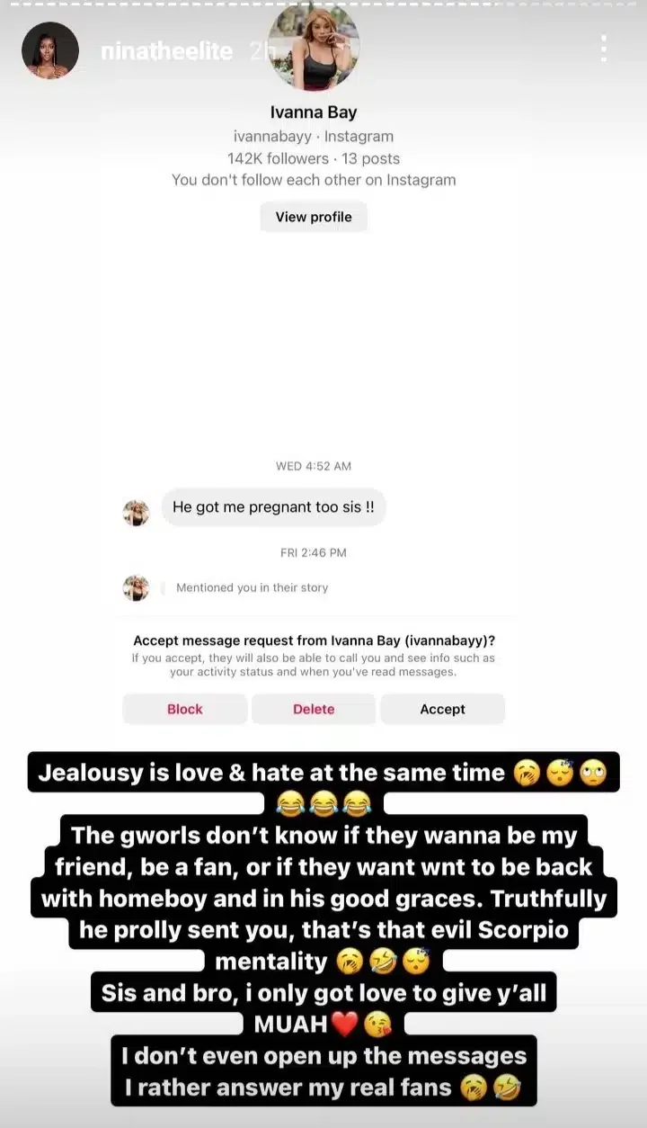 I know Davido sent her - Anita Brown says as she exposes chat with singer's baby mama Ivanna Bayy