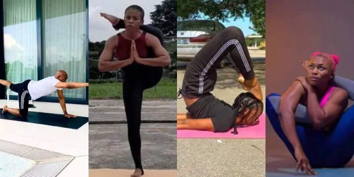 3 Nigerian ladies show unbelievable flexibility, win N100k on Facebook Yoga challenge