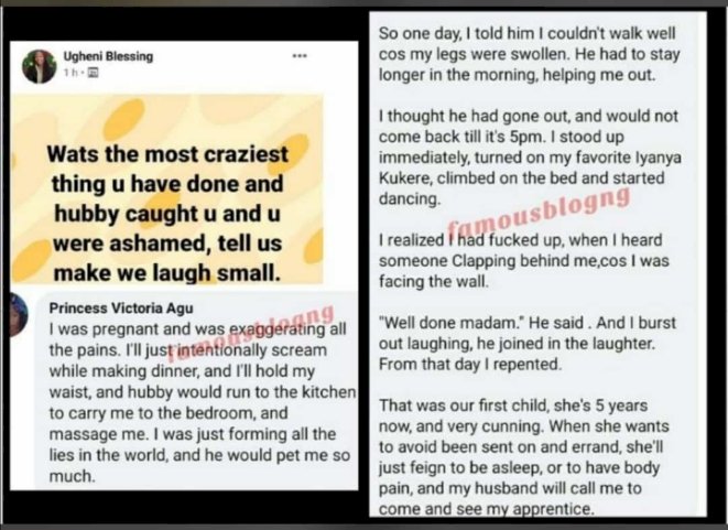 Lady narrates how she deceived her husband while he was pregnant