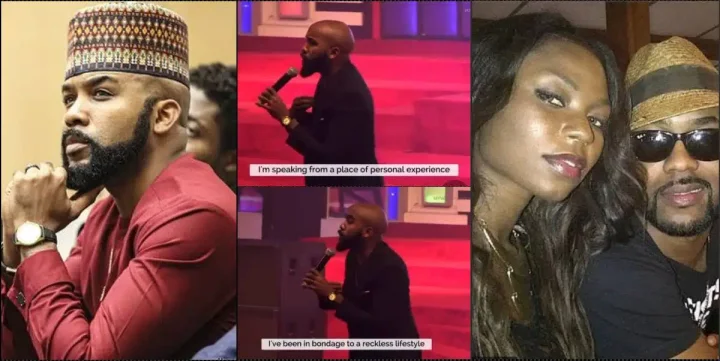 Throwback sermon of Banky W supposedly hinting at his alleged affair with Niyola (Video)