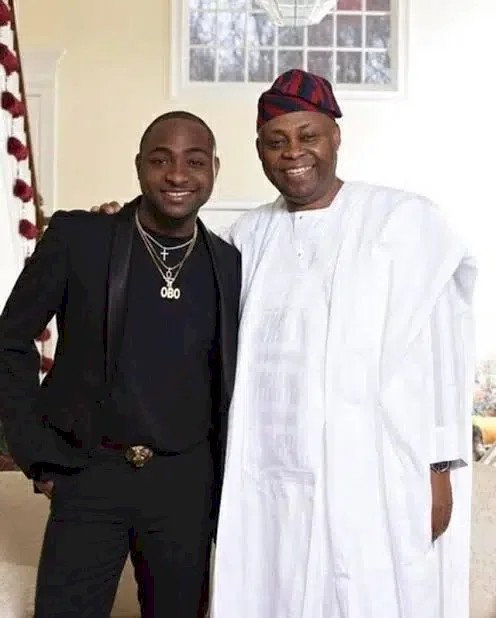 'I wake up everyday dey thank God say nah u born me' - Davido pens appreciation note to dad