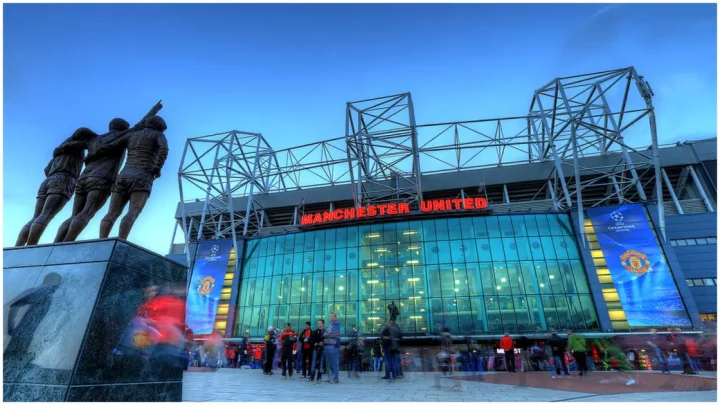 Man United Fan Shares Video of Old Trafford's Roof Leaking  During Palace Clash (Video)