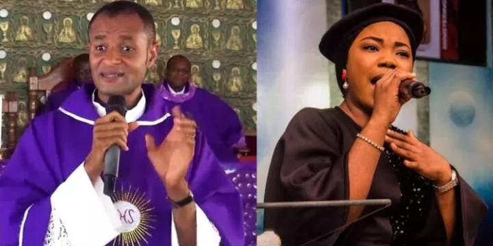 "Mercy Chinwo charges N10 million to perform in churches" - Rev. Fr. Oluoma reveals as he speaks about churches turning worship into entertainment (Video)