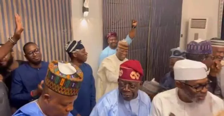 President-elect Bola Tinubu and his supporters celebrate after he was declared winner of the 2023 Presidential election (photos/video)