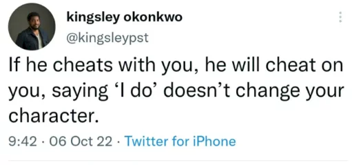 If he cheats with you, he will cheat on you - Clergyman Kingsley Okonkwo tells ladies