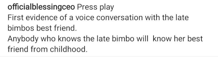 'Bimbo was the violent person and was suicidal