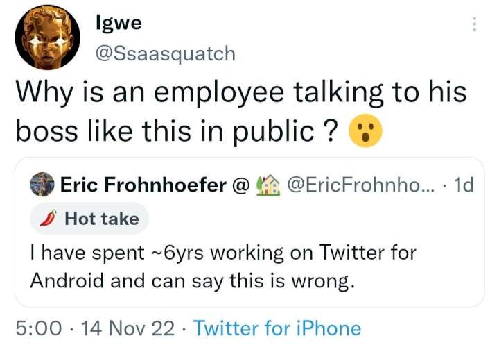 Twitter employee who publicly criticised Elon on Twitter loses his job