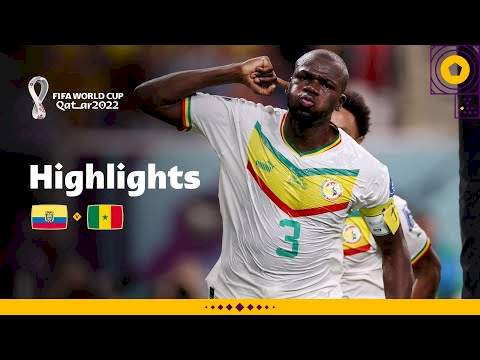 Ecuador 1  -  2 Senegal (Nov-29-2022) World Cup 2022 Highlights