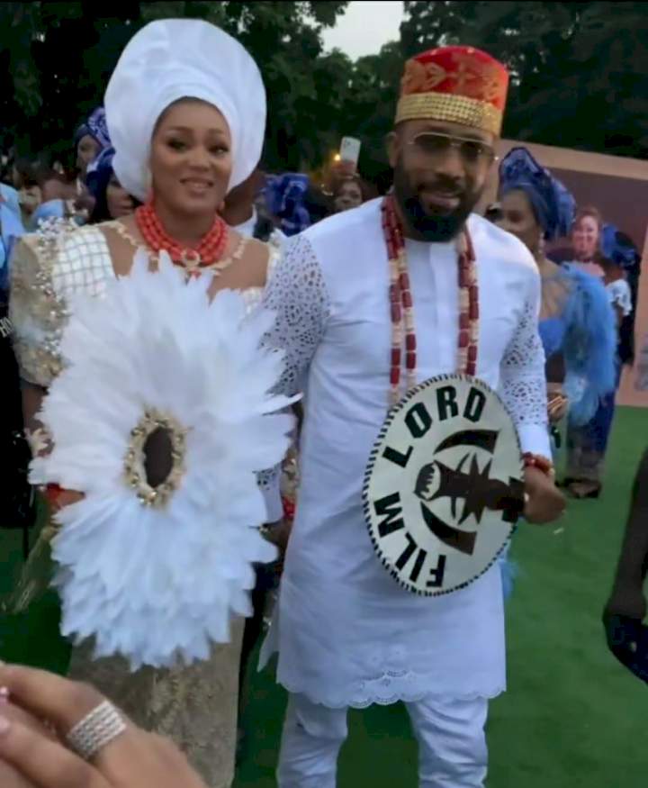 Photos and videos from actors 'Peggy Ovire and Frederick Leonard's' traditional wedding