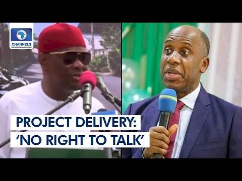 Project Delivery: I Constructed Road To Your House, Wike Slams Amaechi