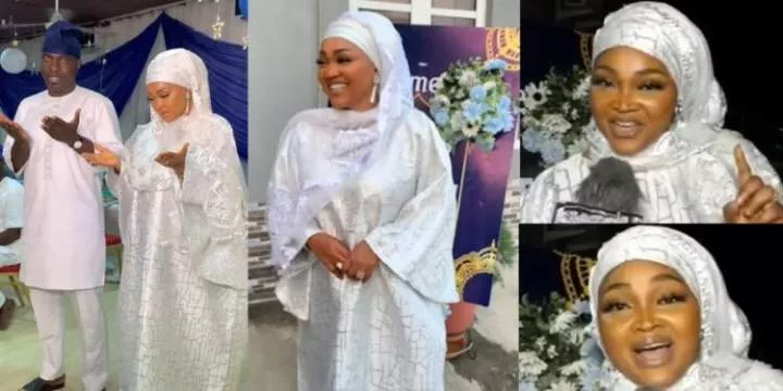 Actress, Mercy Aigbe announces new name as she converts to Islam (Video)
