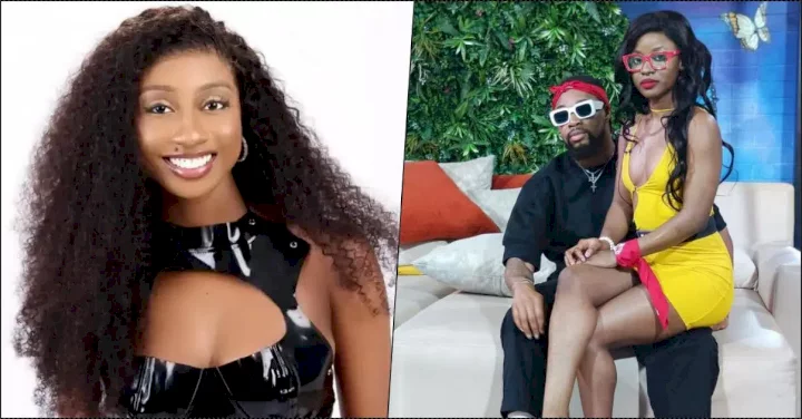 Doyin defends Sheggz following claims of treating Bella unfairly (Video)