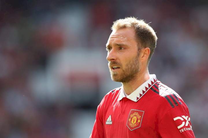 EPL: Eriksen reveals Man Utd player he has good connection with