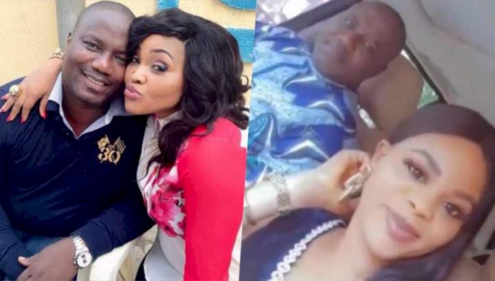 Mercy Aigbe's ex-husband, Lanre Gentry finally unveils face of new lover (Video)