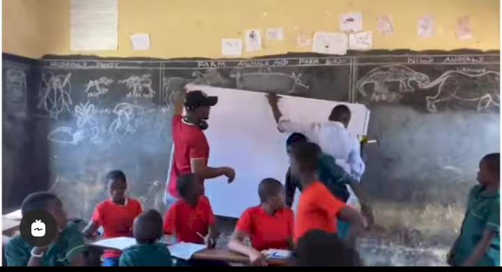 Kanayo O. Kanayo melts hearts after fulfilling pledge to transform the two primary schools he attended (Photos/Video)