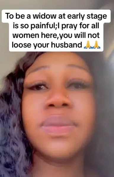 Lady who lost her husband at young age shares her experience