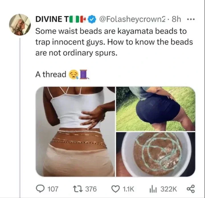 4 Ways to Determine If Your Girlfriend's Waist Beads Contain Juju - Lady Educates Men