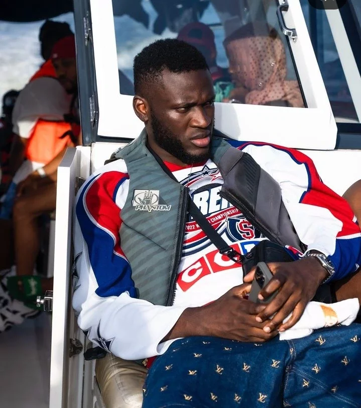 Photos: Osimhen on a Boat Cruise with Teammates, Obi Cubana, Igwe 2Pac After Fallout with Finidi