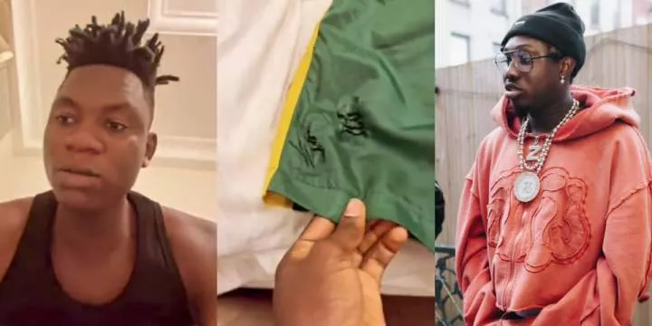 OGB Recent cries out after dry cleaner burnt his Zlatan ZTTW shorts worth N1.2M