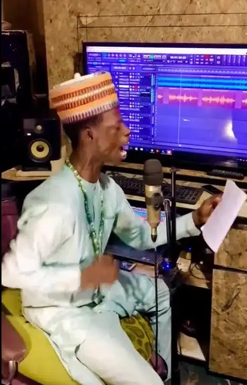 Upcoming artiste's passionate studio session sparks mixed feelings