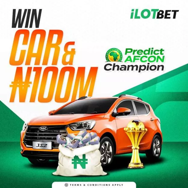 Ready, Set, Predict! ₦100 Million Up for Grabs in iLOTBET's AFCON Giveaway