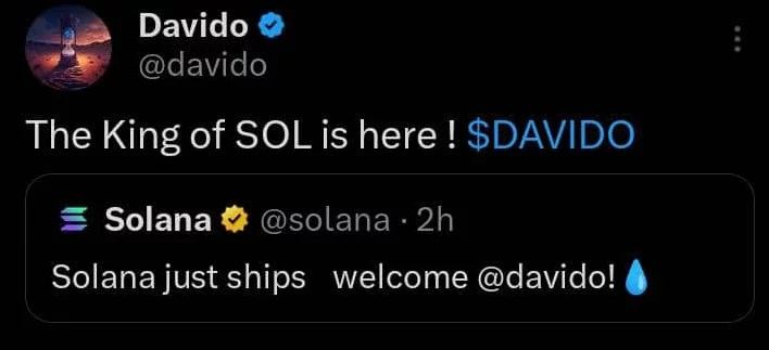 Davido launches his own meme coin, $DAVIDO