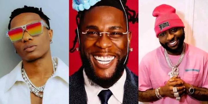 "Hat Trick" - Davido beats Wizkid and Burna Boy, secures No. 1 spot as the most streamed global Afrobeat artist in 2023