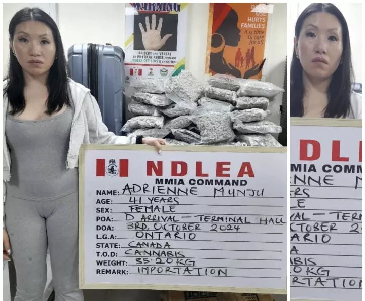 Canadian lady bags 11 years imprisonment for importing illicit drug into Nigeria