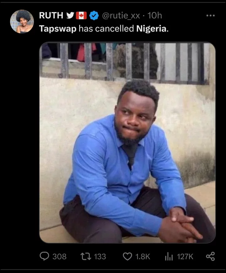 Tap Swap bans Nigerian users, platform inaccessible