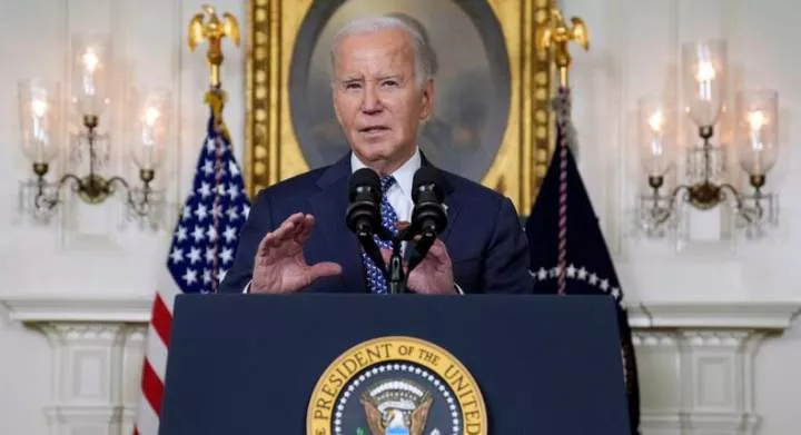 President Joe Biden speaks at the White House.AP Photo/Evan Vucci
