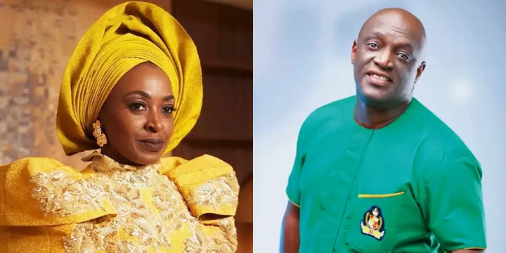 Kate Henshaw slams troll who reminded her how Late Sammie Okposo used to beat her Kate Henshaw slams troll who reminded her how Late Sammie Okposo used to beat her