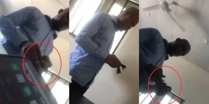 UNN staff caught on video charging students ₦16k each for admission clearance, refuses transfers UNN staff caught on video charging students ₦16k each for admission clearance, refuses transfers