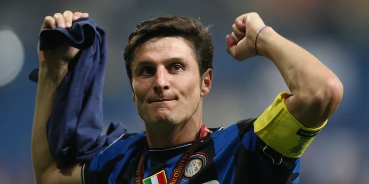 Inter Milan's Javier Zanetti