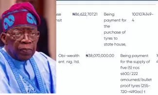 Tinubu Presidency Spends N366Million On Bulletproof Tyres In Three Days