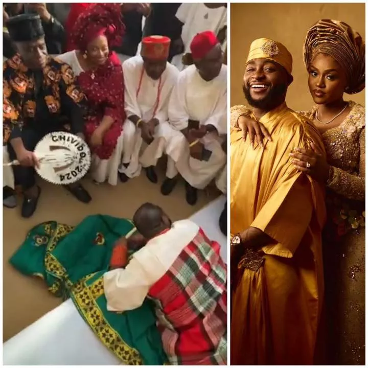 ''I promise her a lifetime assurance. Your daughter will be protected, respected and connected''- Davido tells Chioma's parents as he begs for her hand in marriage