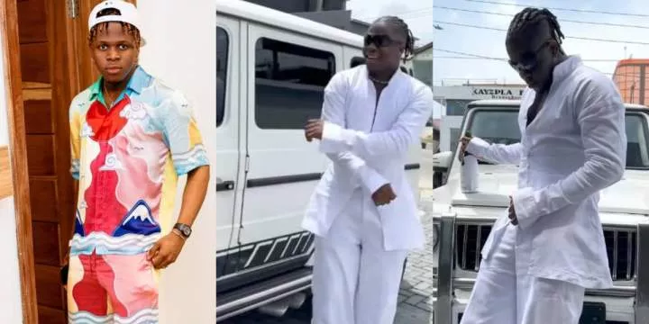 Asher Kine slams critic who accused him of 'showboating' after flaunting G-Wagon on his birthday
