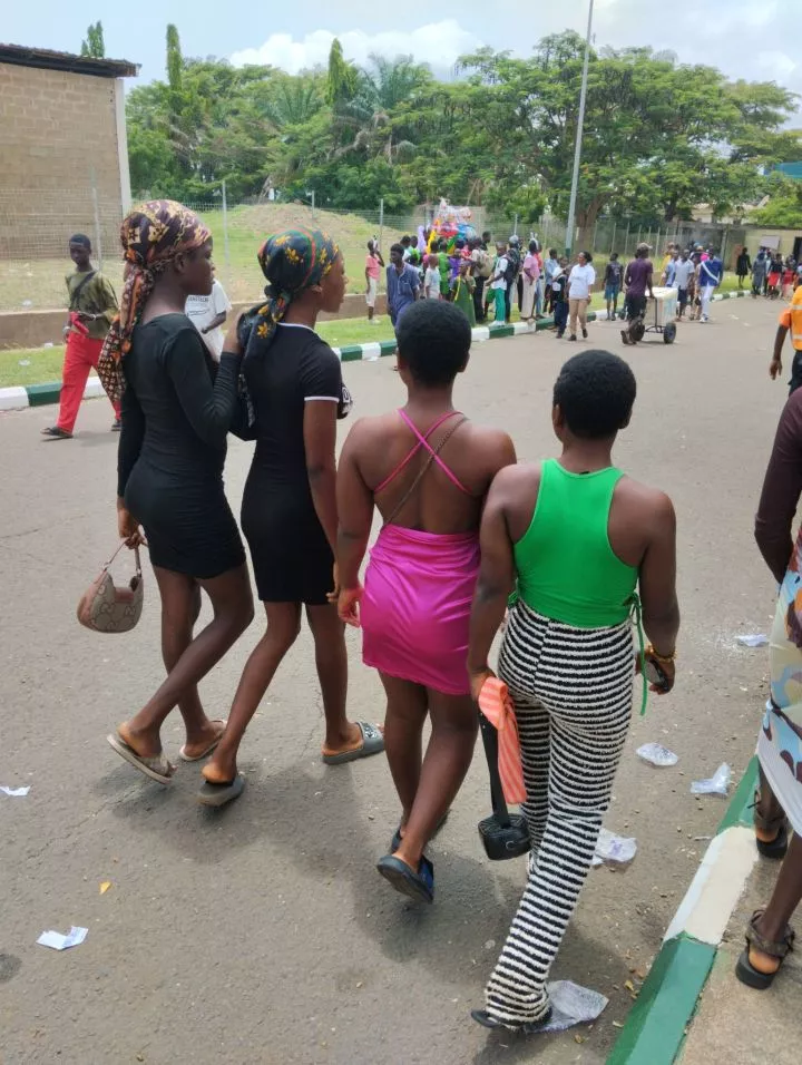 What Kind Of Wives Will My Children Marry? - Nigerian Man Voices Concern Over Indecent Dressing Of Girls At Children's Day Celebration