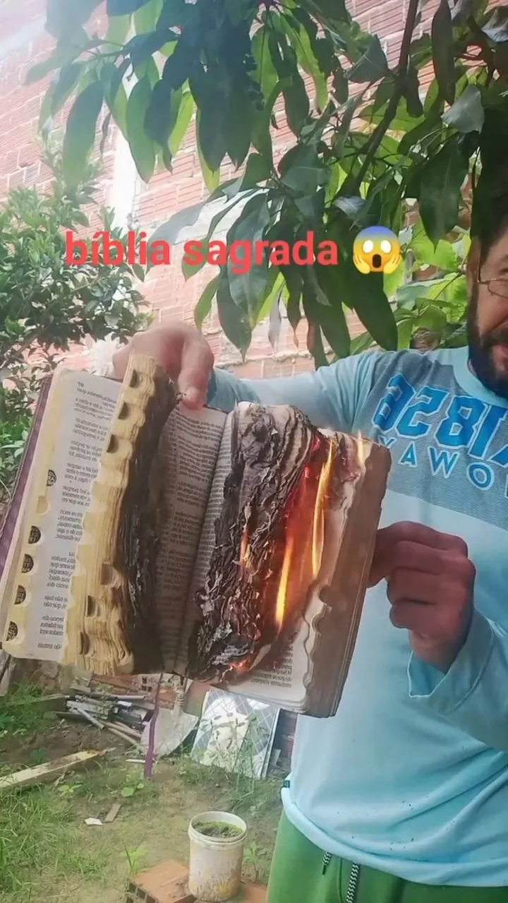 Man who burned a Bible and posted clip on social media is found shot de@d