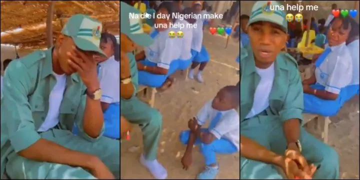 "I'm frustrated, to be honest" - Corper laments students' inability to understand English