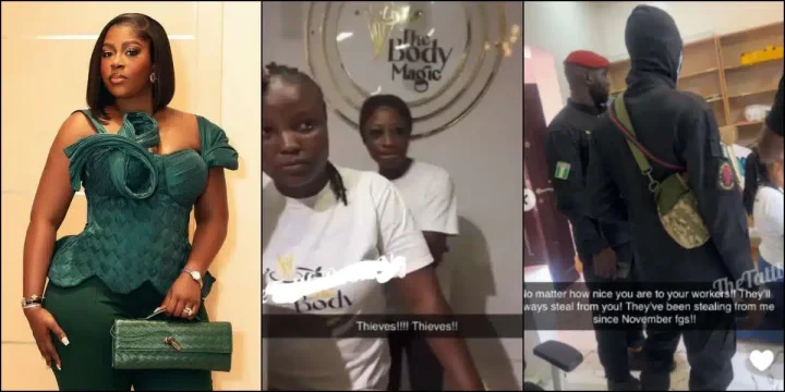 Yhemolee's wife, Thayour drags her workers for reportedly stealing millions from her