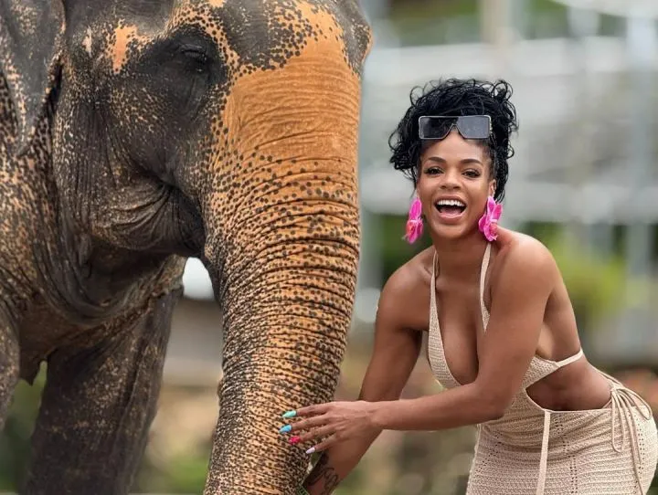 Actress Venita Akpofure shows off her banging body in s#xy bikini photos