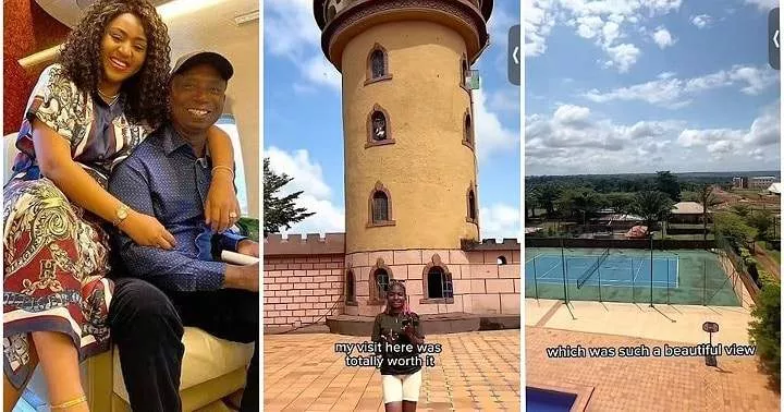 Reactions as lady shares video of senator Ned Nwoko's resort