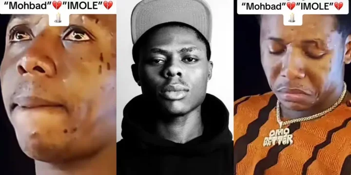 'RIP Mohbad' - Small Doctor freezes on stage, moved to tears as late Mohbad's song plays
