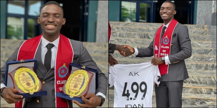 Man disappointed over award he received from Nigerian university after graduating with 4.99 CGPA