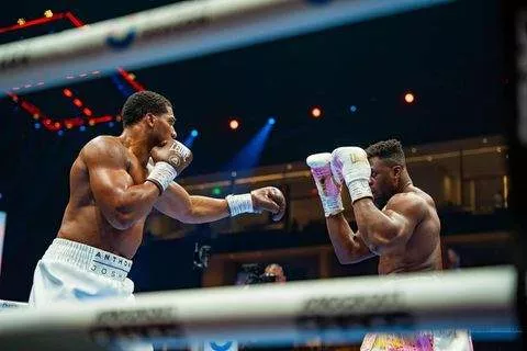 In just 2 rounds, Anthony Joshua defeats Francis Ngannou in knockout chaos in Saudi Arabia.