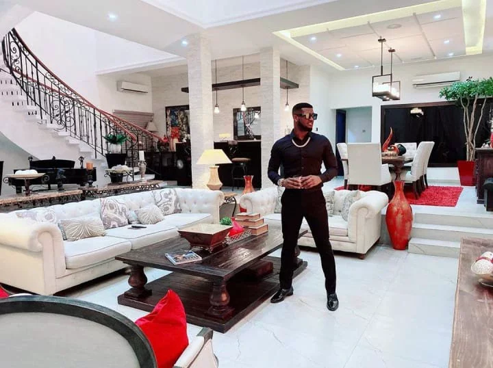 Calm Down, This Is Not Paradise: Inside Peter Okoye's $3.8 Million Banana Island Mansion (Photos)