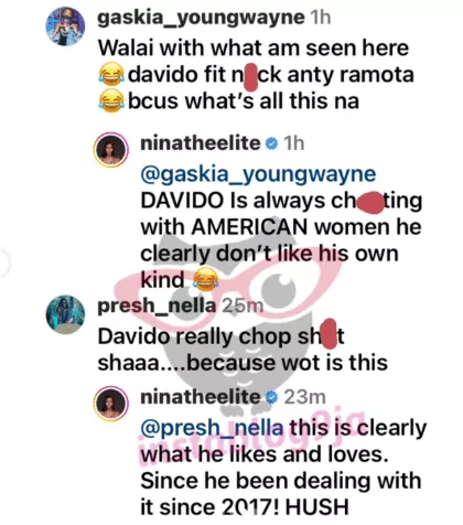 'He is always cheating with American women' - Davido's alleged side chick, Anita Brown claims