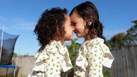 Getty Images An estimated 40% of twin toddlers engage in some form of 'twin-speak' (Credit: Getty Images)